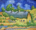 vincent van gogh, reprodukce obrazu, znamý obraz, modrá